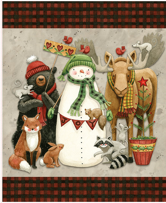 Northern Christmas Panel by Teresa Kogut for Riley Blake Fabrics