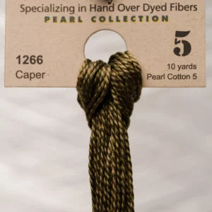 Caper 1266 Weeks Dye Works Perle #5 Hand-Dyed Embroidery Floss