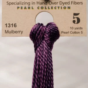 Mulberry Weeks Dye Works Perle #5 Hand-Dyed Embroidery Floss