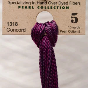 Concord 1318 Weeks Dye Works Perle #5 Hand-Dyed Embroidery Floss