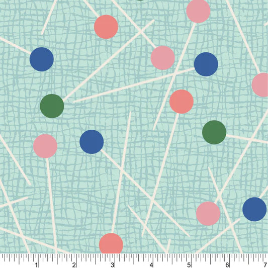 Color Stitch Pin Prick PH0550 by Rebecca Jane Woolbright for Phoebe Fabrics (sold in 25cm increments)