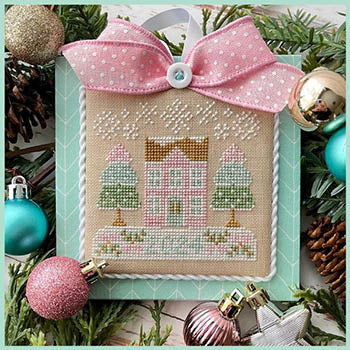 Pastel Collection 1 Christmas House Cross Stitch Pattern Country Cottage Needleworks