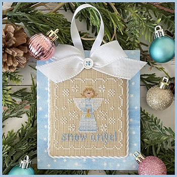 Pastel Collection 6 Snow Angel Cross Stitch Pattern Country Cottage Needleworks