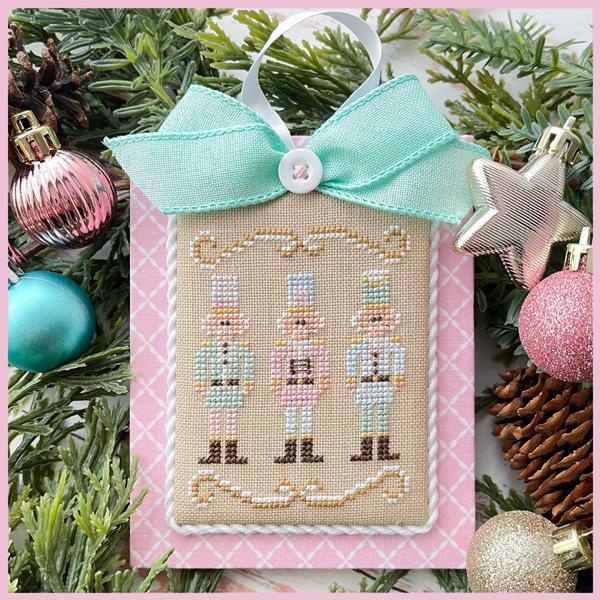 Pastel Collection 2 Nutcracker Trio Cross Stitch Pattern Country Cottage Needleworks