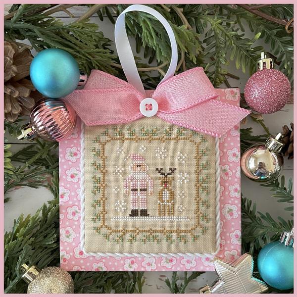 Pastel Collection 9 Santa & Rudolph Cross Stitch Pattern Country Cottage Needleworks
