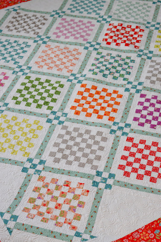 Patchwork Garden Remix Quilt Pattern by A Quilting Life