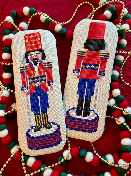 Patriotic Nutcracker Cross Stitch Pattern by December Stitches