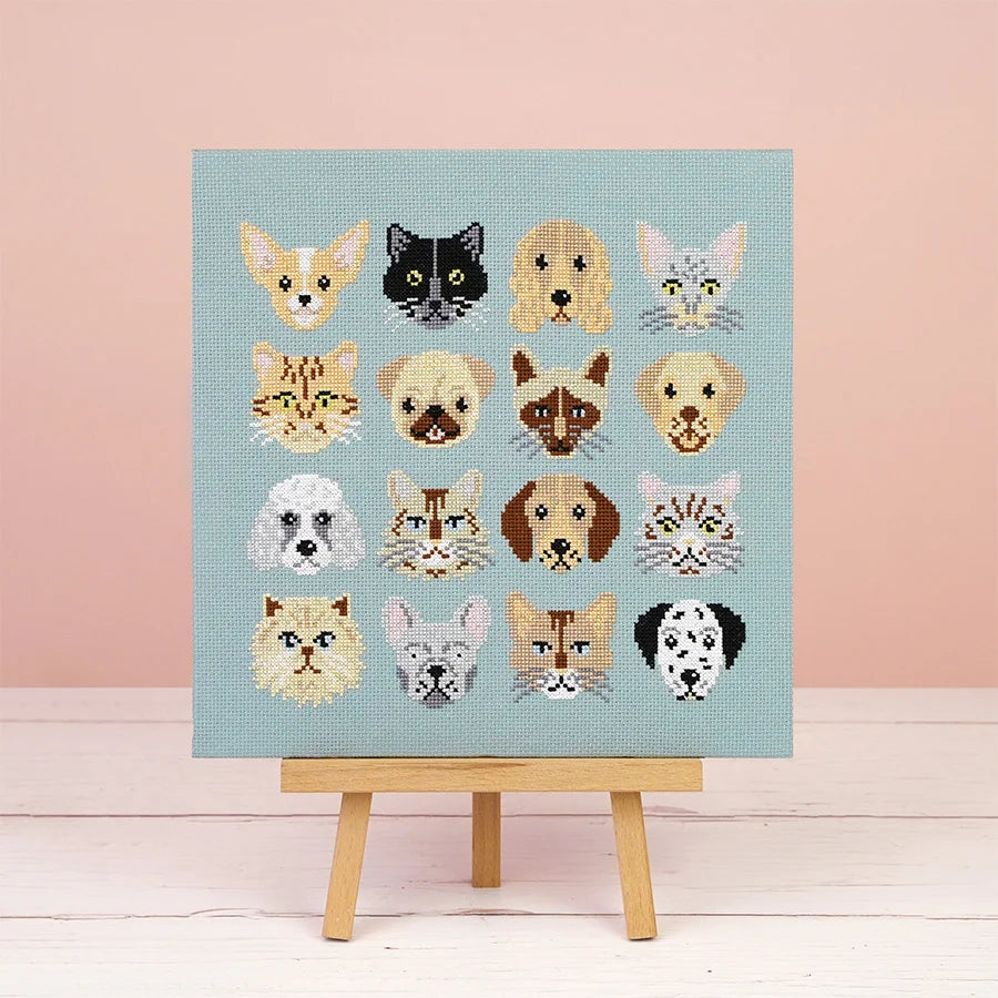 Paws & Pals Cross Stitch Kit by Caterpillar Cross Stitch