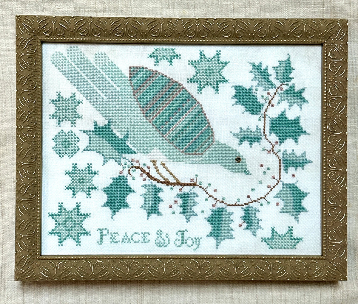 Peace & Joy Cross Stitch Pattern by Kathy Barrick