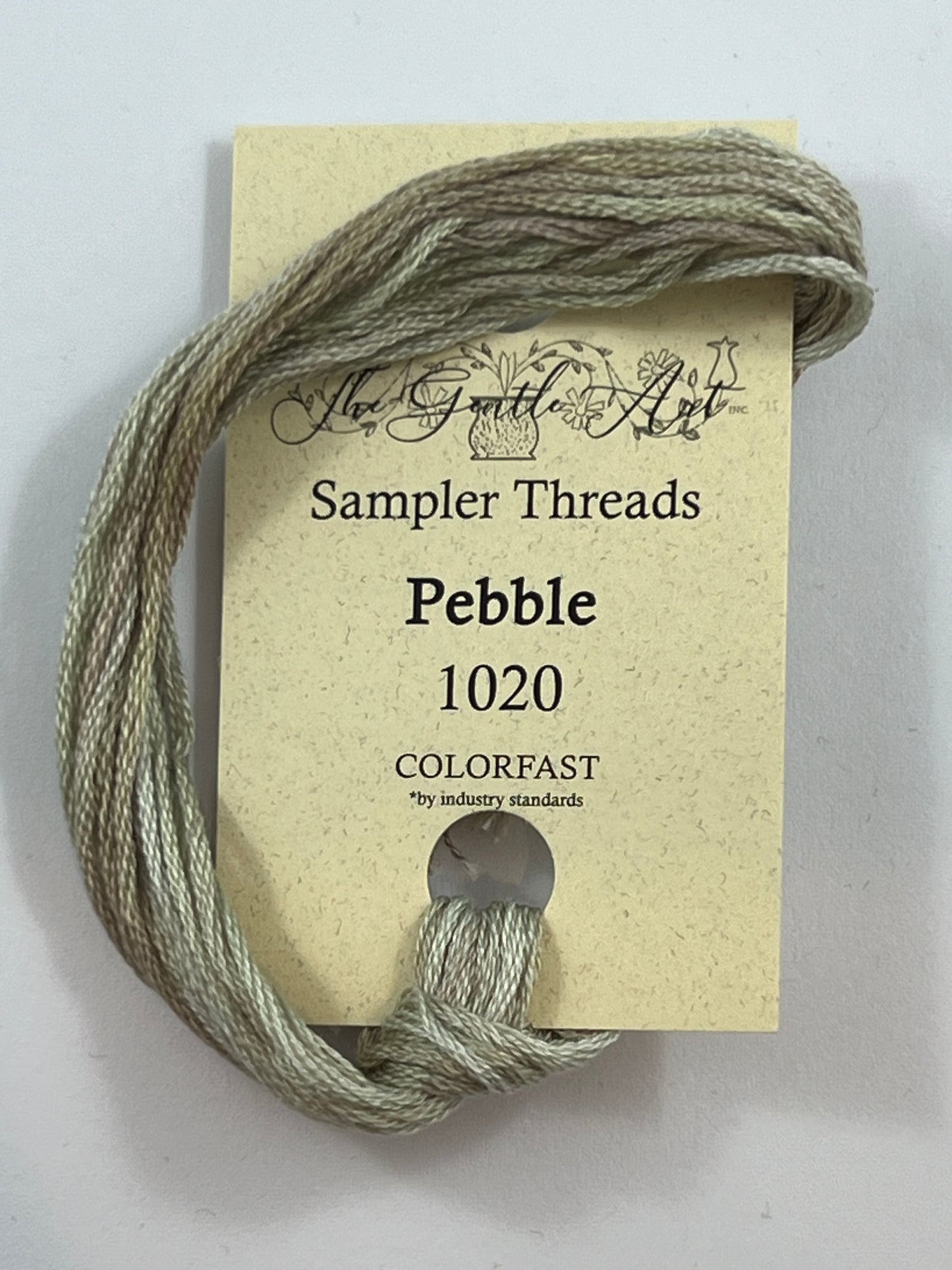 Pebble 1020 The Gentle Art Sampler Thread 6 Stranded Hand Dyed Embroidery Floss