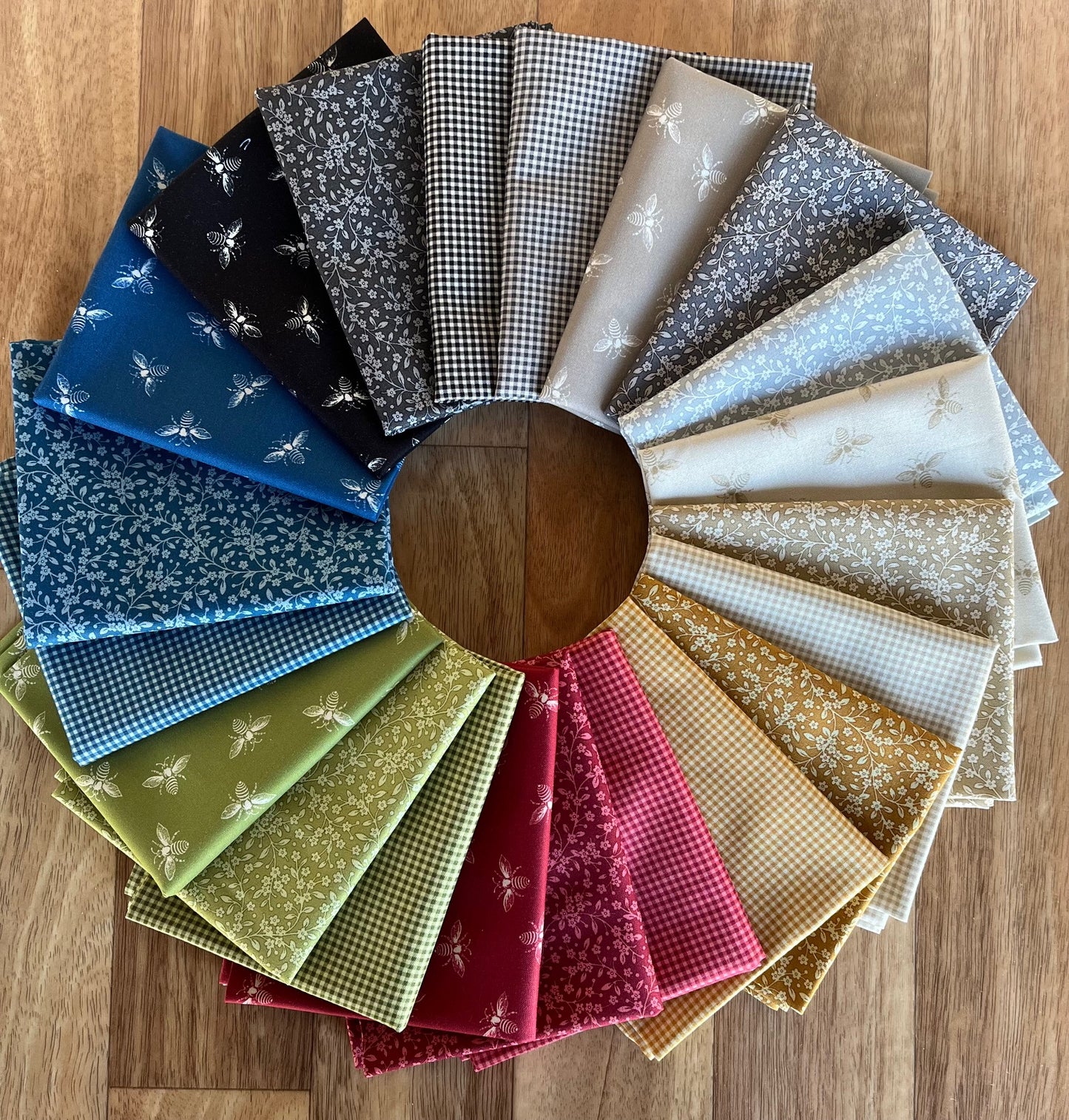 Petite Beehive Fat Eighth Bundle by Renee Nanneman for Andover Fabrics