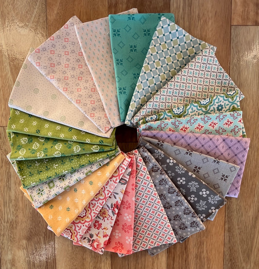 Piece & Plenty Fat Eighth Bundle by Lori Holt for Riley Blake Designs