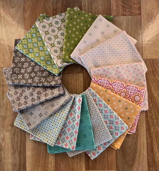 Piece & Plenty Fat Quarter Bundle by Lori Holt for Riley Blake Designs