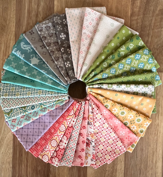 Piece & Plenty Fat Eighth Bundle by Lori Holt for Riley Blake Designs