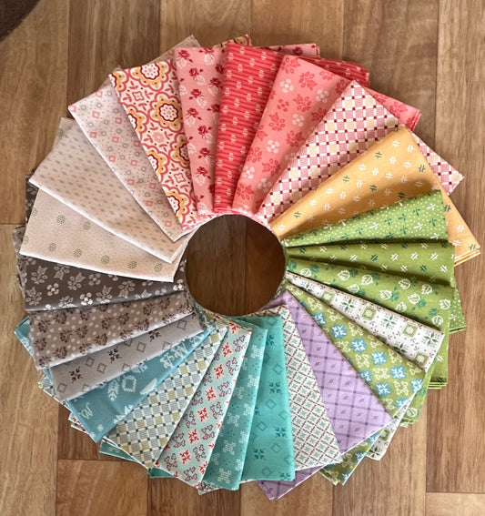 Piece & Plenty Fat Quarter Bundle by Lori Holt for Riley Blake Designs
