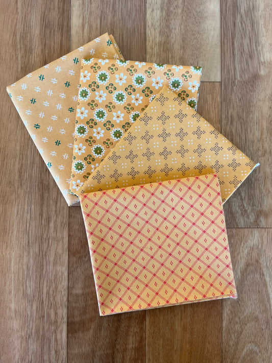 Piece & Plenty Yellows Fat Quarter Bundle by Lori Holt for Riley Blake Designs