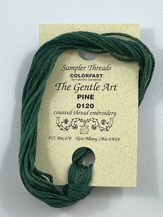 Pine 0120 The Gentle Art Sampler Thread 6 Stranded Hand Dyed Embroidery Floss