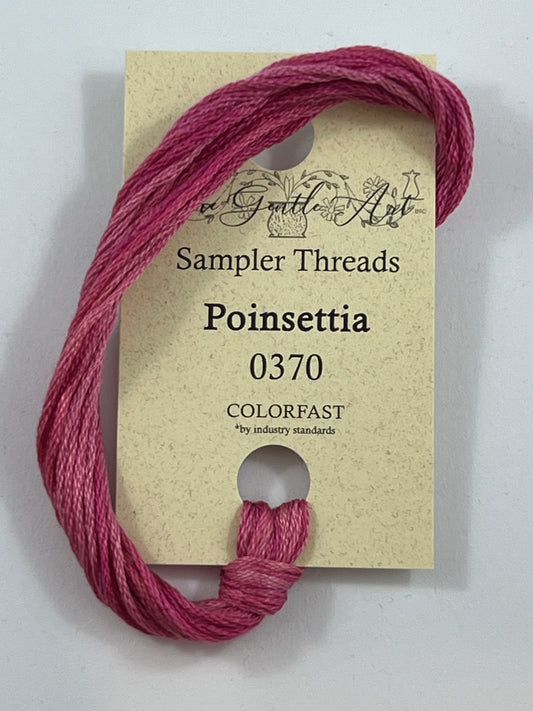 Poinsettia 0370 The Gentle Art Sampler Thread 6 Stranded Hand Dyed Embroidery Floss