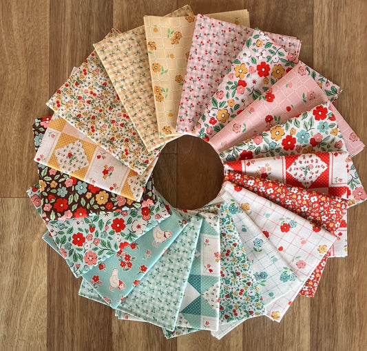 Farmhouse Fancy Fat Quarter Bundle by Elea Lutz for Poppie Cotton