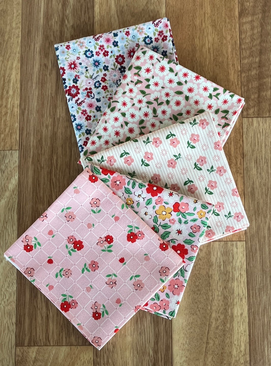 Poppie Cotton Pinks Fat Quarter Bundle
