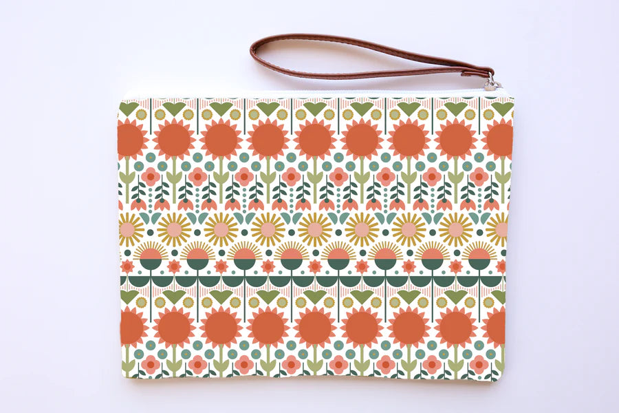 Gingiber Popping Flowers Pouch