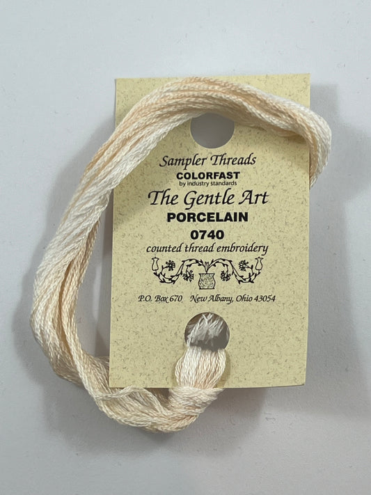 Porcelain 0740 The Gentle Art Sampler Thread 6 Stranded Hand Dyed Embroidery Floss