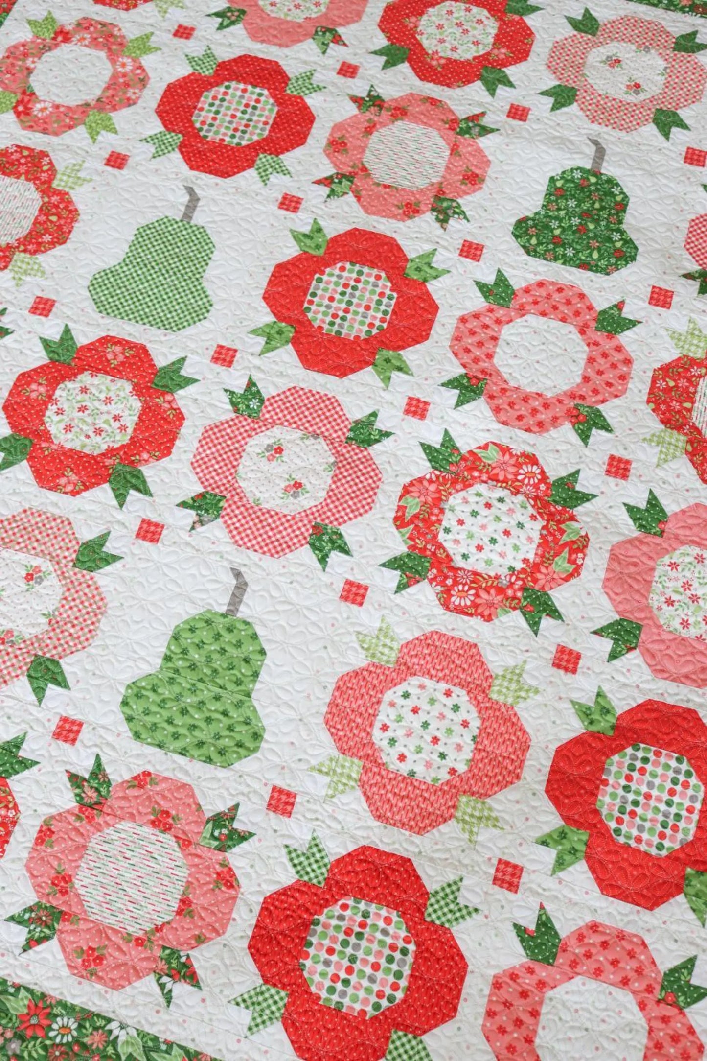 Posies & Pears Quilt Pattern by A Quilting Life