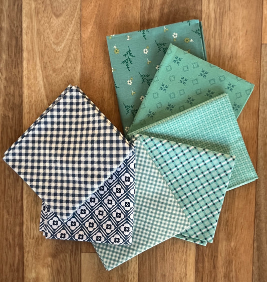 Blues Fat Quarter Bundle Lori Holt for Riley Blake Designs