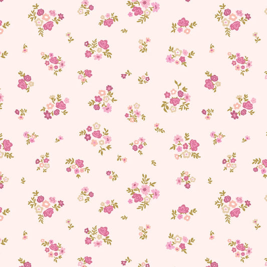 Primrose & Parsley Briar Rose Blush PR26834 by Michal Marko for Poppie Cotton (sold in 25cm increments)