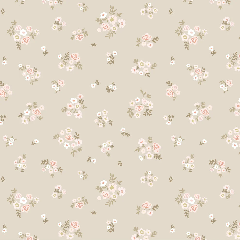 Primrose & Parsley Briar Rose Sage PR26835 by Michal Marko for Poppie Cotton (sold in 25cm increments)