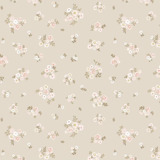 Primrose & Parsley Briar Rose Sage PR26835 by Michal Marko for Poppie Cotton (sold in 25cm increments)