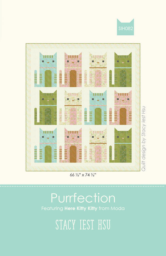 Purrfection Quilt Pattern by Stacy Iest Hsu