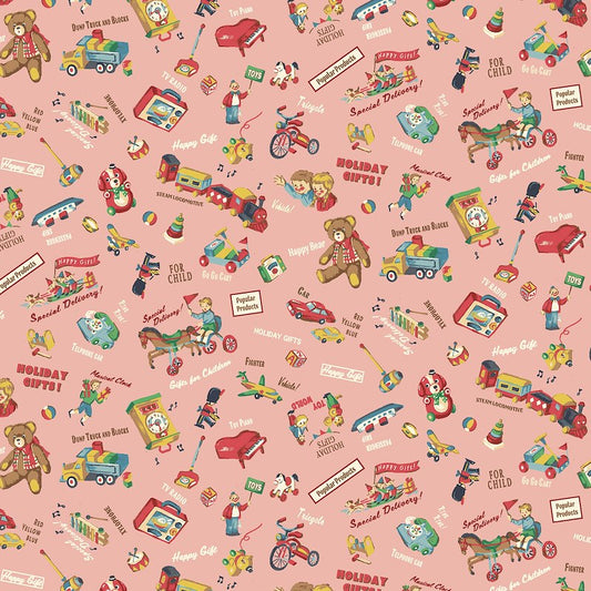 Hello Toys Pink 013B by Cosmo Textiles (sold in 25cm increments)