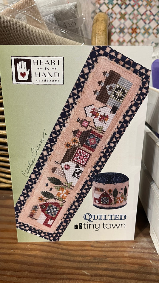 Quilted Tiny Town Cross Stitch Pattern Heart in Hand