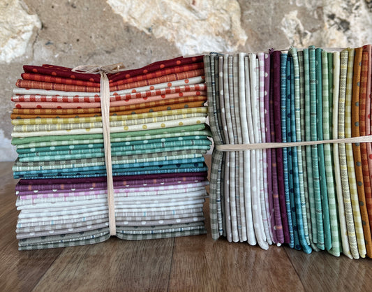 Quiltessential Mini Fat Eighth Bundle by Laundry Basket Quilts for Andover Fabrics