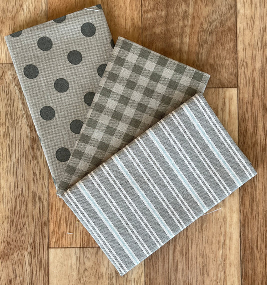 Quiltessential Grays Fat Eighth Bundle Laundry Basket Quilts for Andover Fabrics
