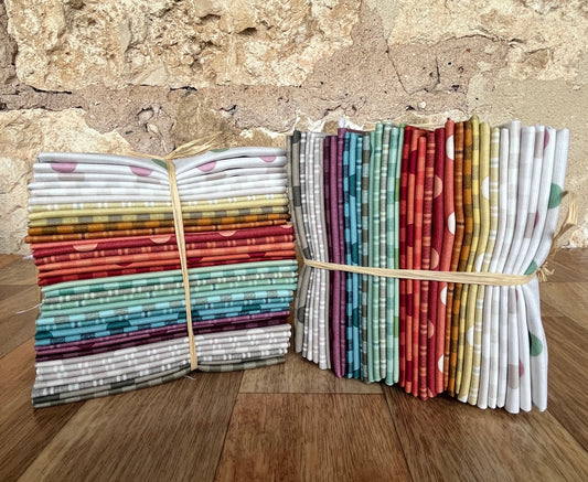 Quiltessential Fat Eighth Bundle Laundry Basket Quilts for Andover Fabrics