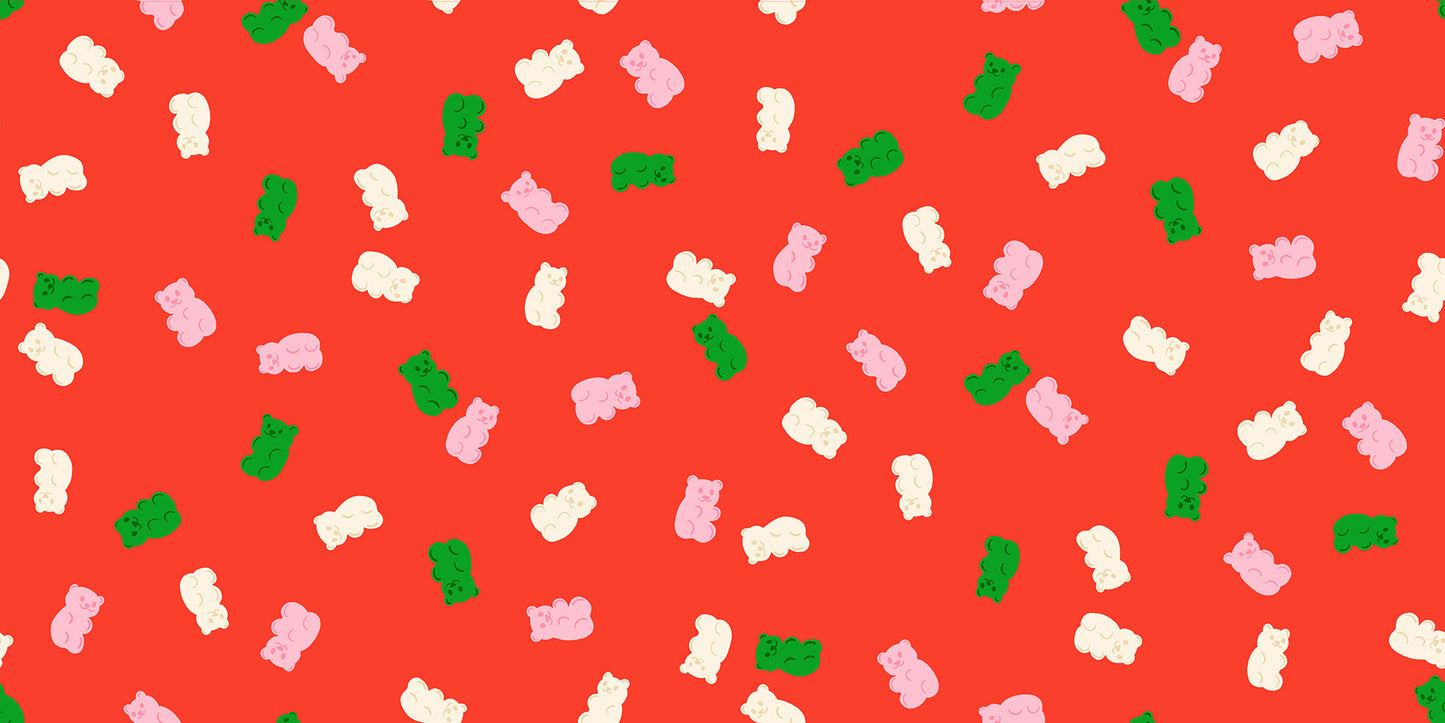 Merry Happy Merry Gummies Lollipop RS310412 by Kimberly Kight for Ruby Star Society (sold in 25cm increments)