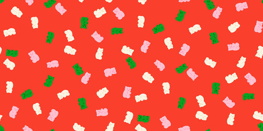 Merry Happy Merry Gummies Lollipop RS310412 by Kimberly Kight for Ruby Star Society (sold in 25cm increments)