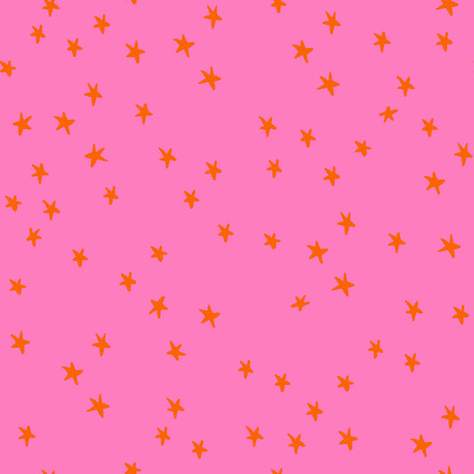 Starry Vivid Pink RS410941 by Alexia Abegg for Ruby Star Society (sold in 25cm increments)