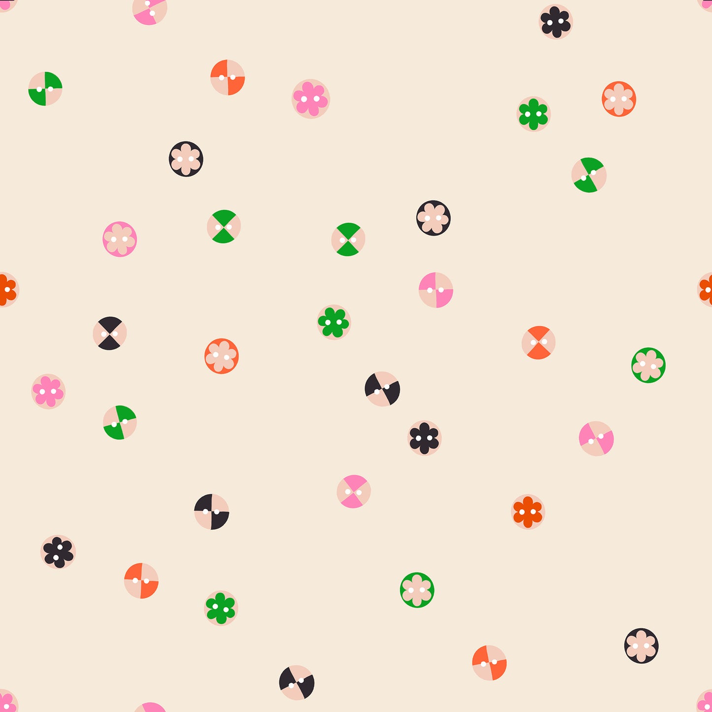 1800 Notion Buttons Shell RS520811 a Collaborative Collection by Ruby Star Society (sold in 25cm increments)