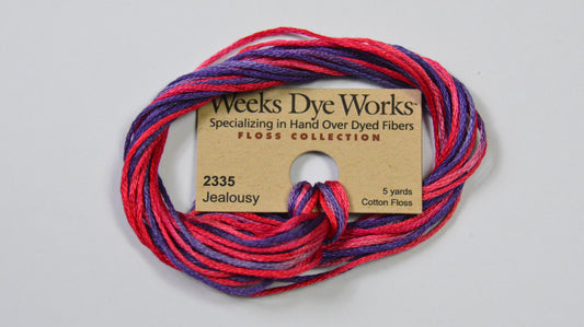 Jealousy 2335 Weeks Dye Works 6-Strand Hand-Dyed Embroidery Floss