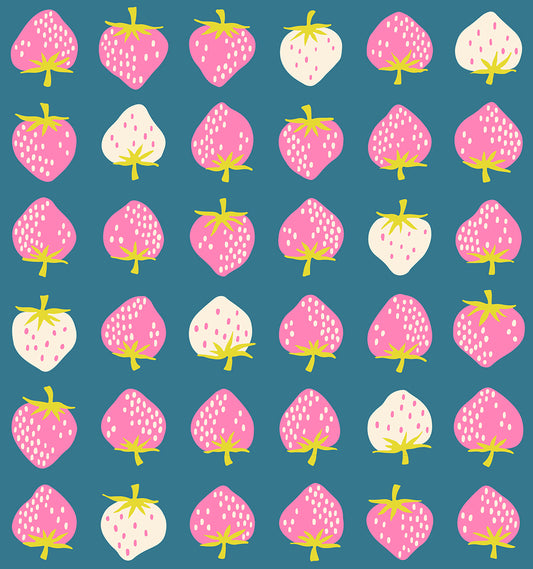 Strawberry Novelty Storytime RS 308422 by Kimberly Kight of Ruby Star Society (sold in 25cm increments)