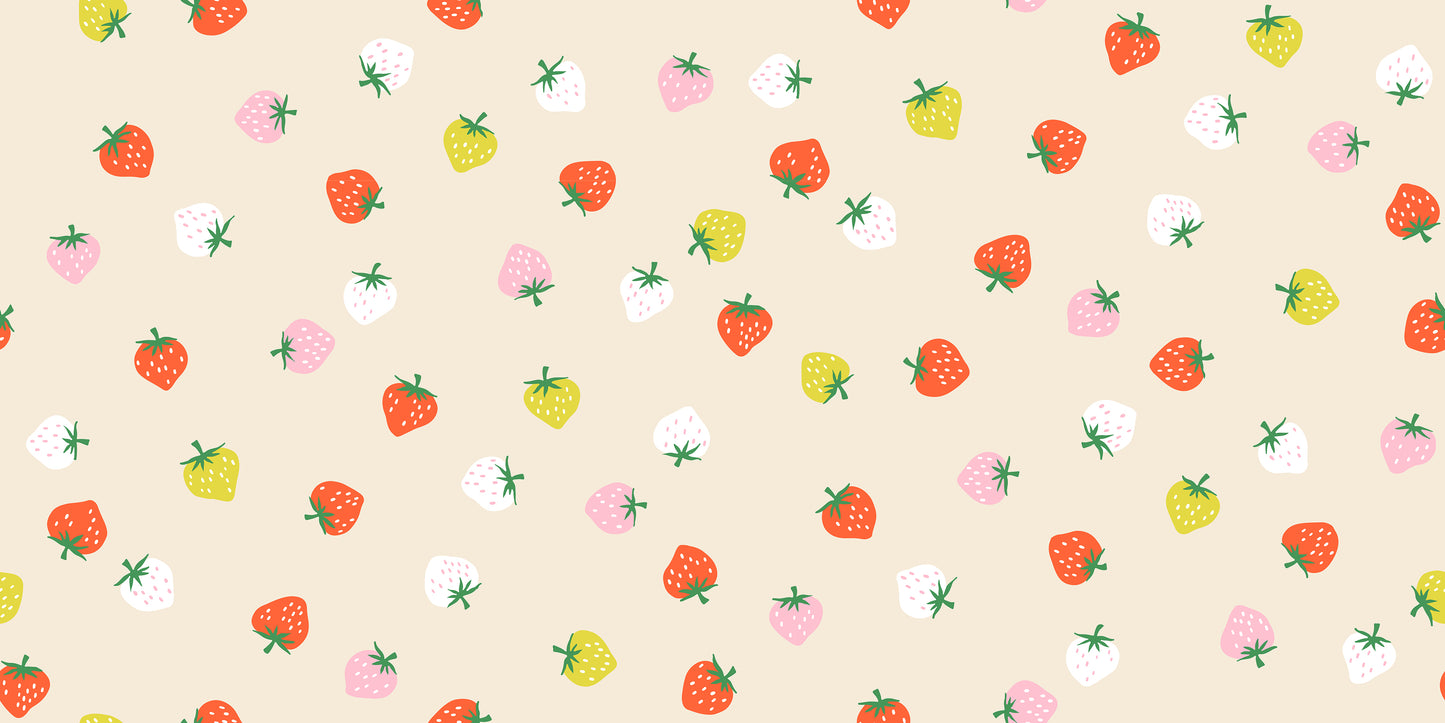 Strawberry Toss Shell RS308511 by Kimberly Kight of Ruby Star Society (sold in 25cm increments)