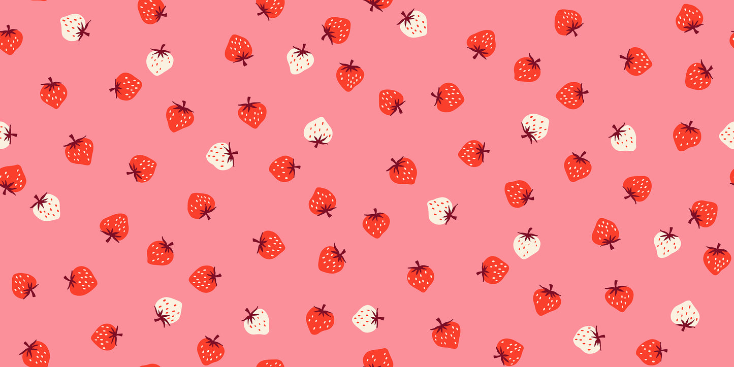 Strawberry Toss Sorbet RS308516 by Kimberly Kight of Ruby Star Society (sold in 25cm increments)