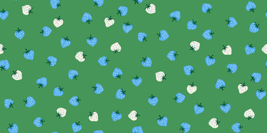 Strawberry Toss Broccolini S308519 by Kimberly Kight of Ruby Star Society (sold in 25cm increments)