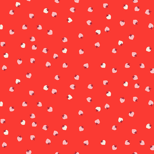Strawberry Mini Lollipop S308611 by Kimberly Kight of Ruby Star Society (sold in 25cm increments)