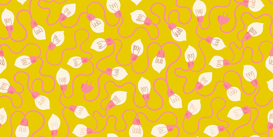 Merry Happy Highstrung Metallic Golden Hour RS310114M by Kimberly Kight for Ruby Star Society (sold in 25cm increments)