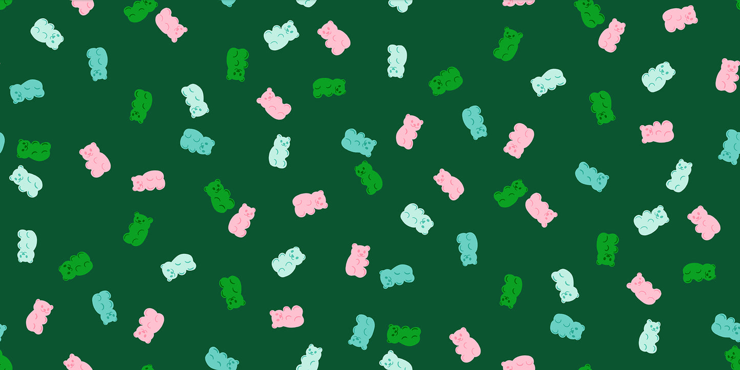 Merry Happy Merry Gummies Jade S310414 by Kimberly Kight for Ruby Star Society (sold in 25cm increments)