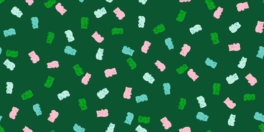 Merry Happy Merry Gummies Jade S310414 by Kimberly Kight for Ruby Star Society (sold in 25cm increments)